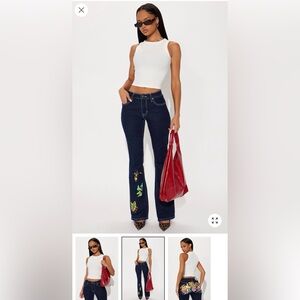 Red Faux Leather Women's Shoulder Bag